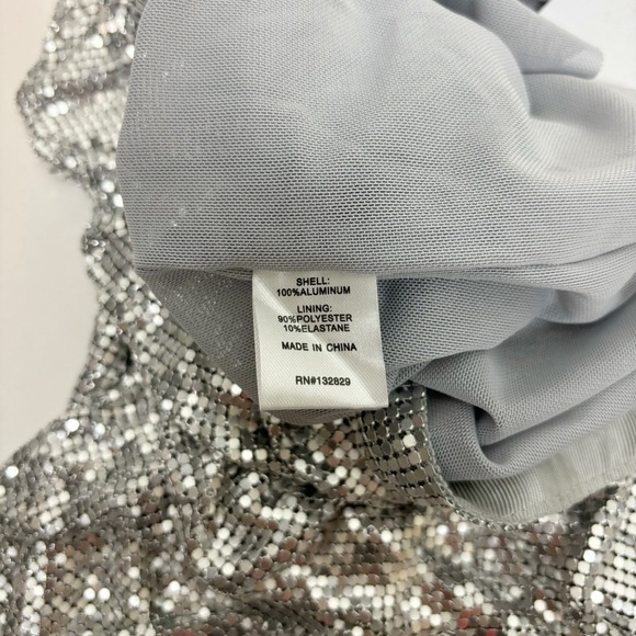 Lovers and Friends Sascha Maxi Skirt in Silver Size XL - Picture 10 of 12